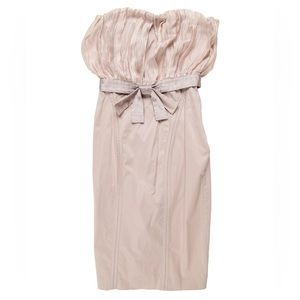 Valentino Garavani Neutrals/Pink Color Mid-length Dress With Bow Size IT40